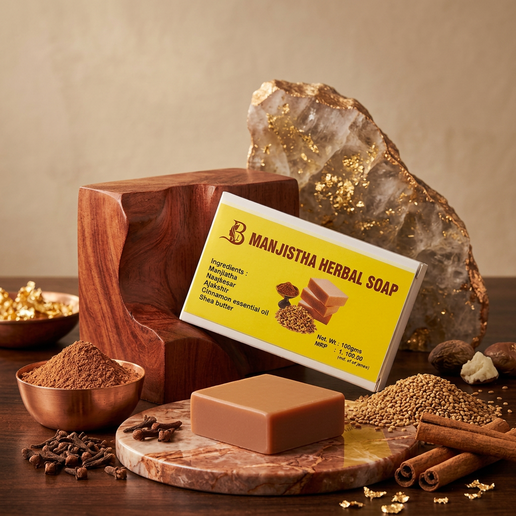 BL Beauty Manjistha Radiance & Skin Correcting Bar - Manjistha Soap
